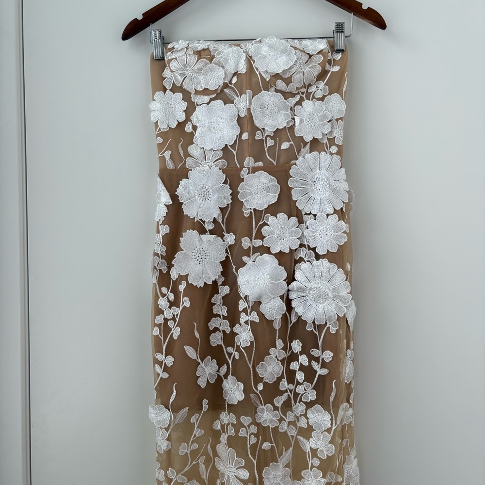 NWOT Bronx and Banco Jasmine Blanc Maxi Dress XS - Picture 6 of 16
